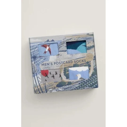Seasalt Men's Postcard Socks Box O'4 - Rooftop View Mix - BNIB
Opens in a new window or tab
