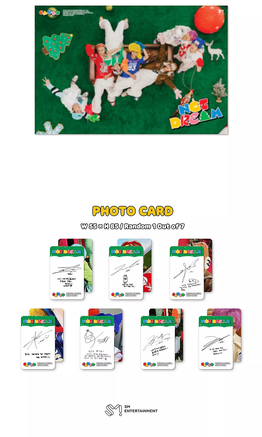 NCT DREAM [CANDY] Winter Special Album PHOTO BOOK CD+Photo
