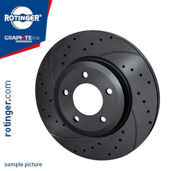 Rotinger 2X Bremsscheibe Hinten Ø295.7 Mm Voll Gelocht FüR BMW 1Er E81 118I-image