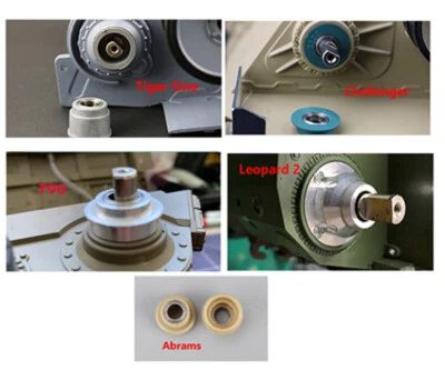 Heng Long 1/16 Tank Tiger One + Abrams Driving Wheel Shaft Bearings.