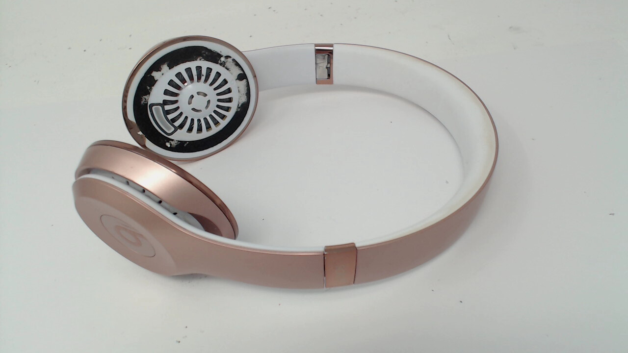 Beats Solo 3 Wireless A1796 Headphones Rose Gold Pink NO EARPADS