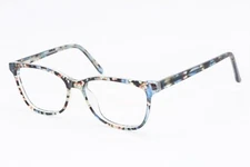 CHELSEA MORGAN CM 9002 AZURE BLUE TORT AUTHENTIC DESIGNER EYEGLASSES 53-16