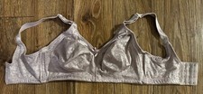 Bali Women's Double Support Spa Closure Wirefree Bra 34DD 3372 Soft Taupe NWOT