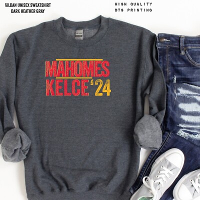 Patrick Mahomes sweatshirt Travis Kelce Kansas City tee Vote Mahomes Kelce  24