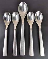 Studio William Baobab Stainless Steel Spoons Replacements Heavy Mixed Lot of 5