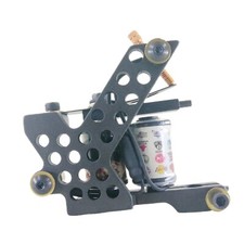 1PC IRON TATTOO MACHINE SHADER 1.25 INCH 10WRAPS COPPER WIRE COIL US 8-32 THREAD