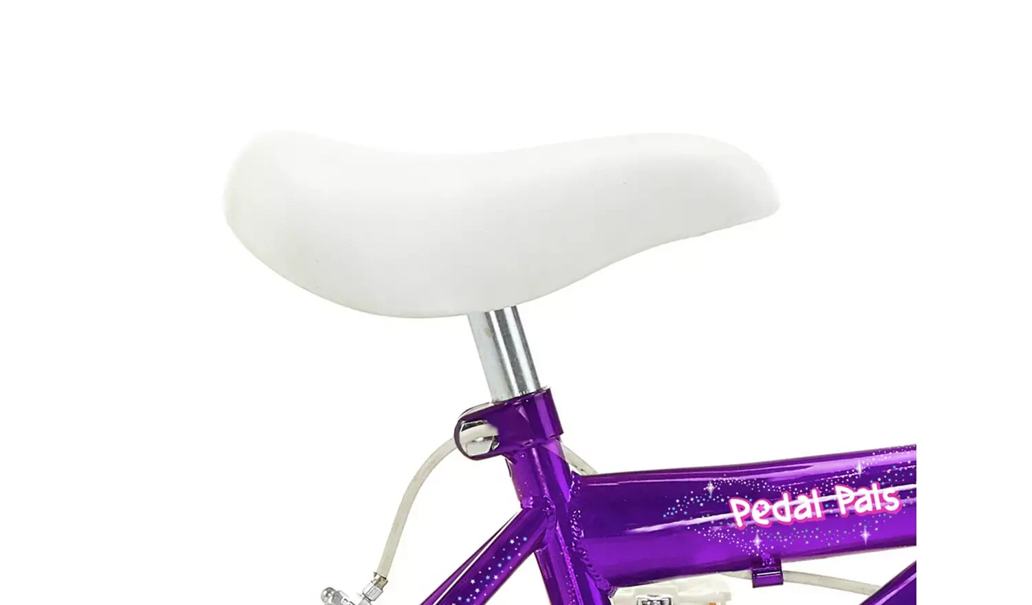 New Pedal Pals Stardust Purple Pink Kids 12 Inch Wheel Bike Bicycle