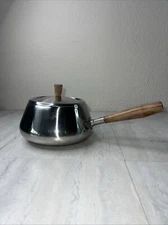 Royal Dolphin Stainless Steel 18:8 Japan Foudue Replacement Pot Only  Flaws