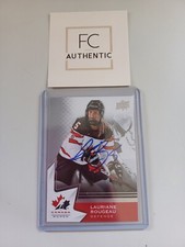 2020 Upper Deck Lauriane Rougeau Signed Team Canada Signature Autograph Auto Coa