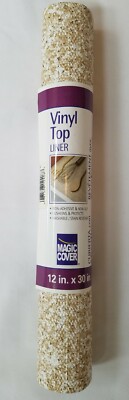 Magic Cover Con-Tact Grip Vinyl Top Shelf Liner, Beige Granite 12'' X 30'' roll