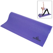 SportSmith Sticky Yoga Mat, 68" x 24" x 3/16", Purple