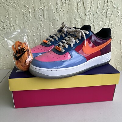 Nike Undefeated x Air Force 1 Low Total Orange DV5255-400 OG Box