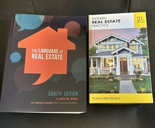 Real Estate Test Prep Materials—Language Of Real Estate Book—Dearborn ? Cards