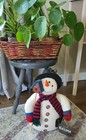 Decorative 15" Standing Plush Snowman. Christmas, Frosty, Welcome, Magic Top Hat — photo 3