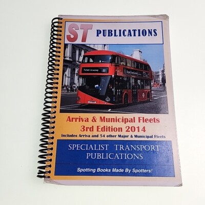 ST Publications Bus Fleets Arriva Municipal 3rd Edition 2014 Book