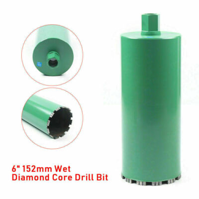 6'' Wet Diamond Core Drill Bit 1-1/4  7 threads For Hard Concrete Masonry Brick 