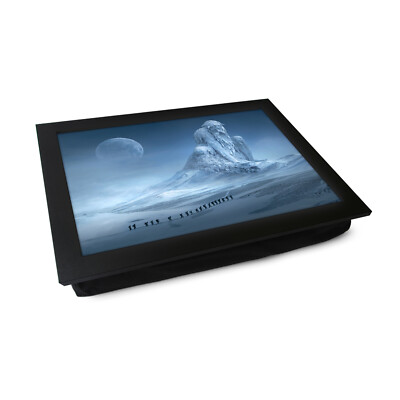 Neu Luxus Zuhause Premium gerahmtes Laptray Geschenk - Natur - Schneemann Expedition