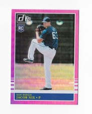 2019 Donruss Holo Pink #224 Jacob Nix RETRO San Diego Padres