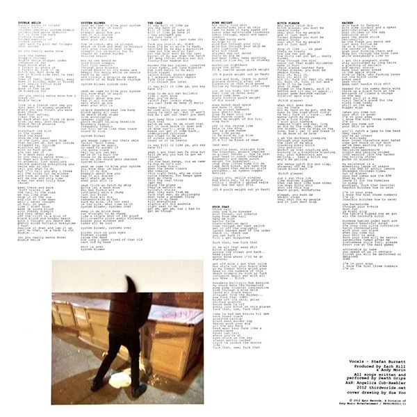 DEATH GRIPS LP The Money Store USA 2012 Pressing with Insert , Inner + Downloads - Image 4 of 4