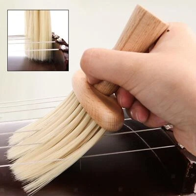 Guzheng Cleaning Brush Soft Bristles Easy Dusting Small Dusting Brush Musical