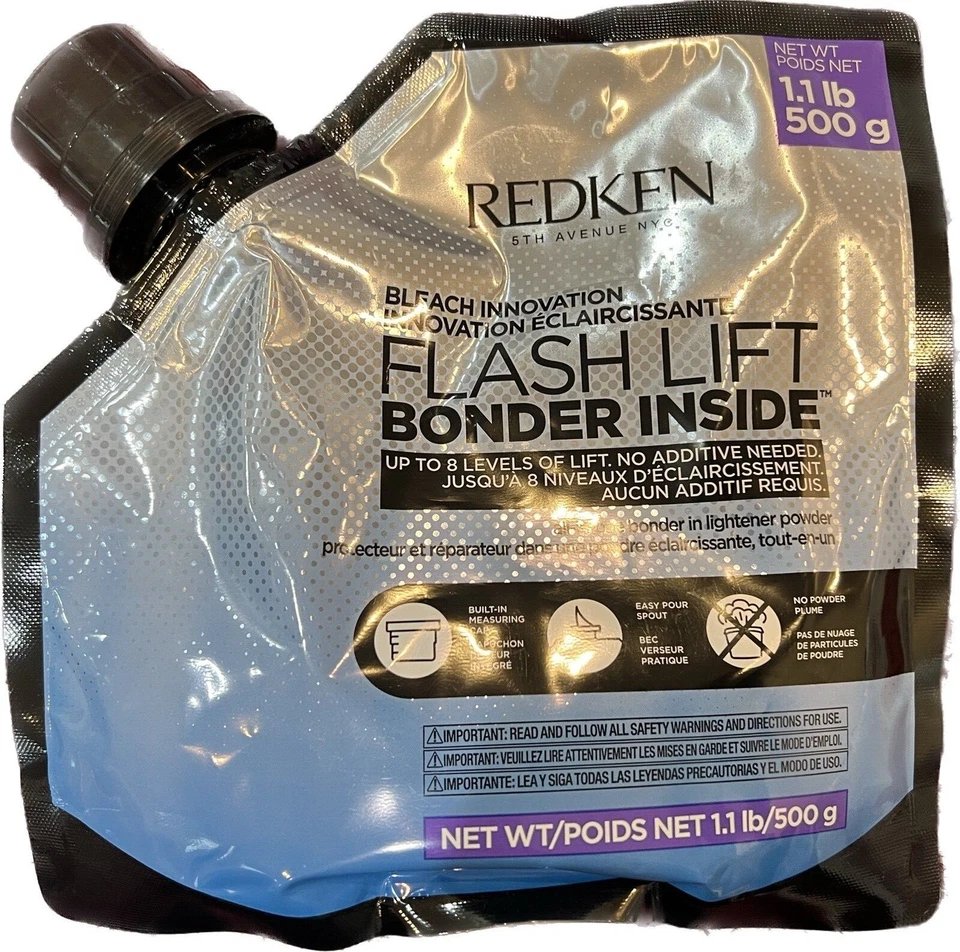 REDKEN FLASH LIFT BONDER 内部高达 8 级 1.1 磅或 2 磅 免运费 — 第 4/4 张图片