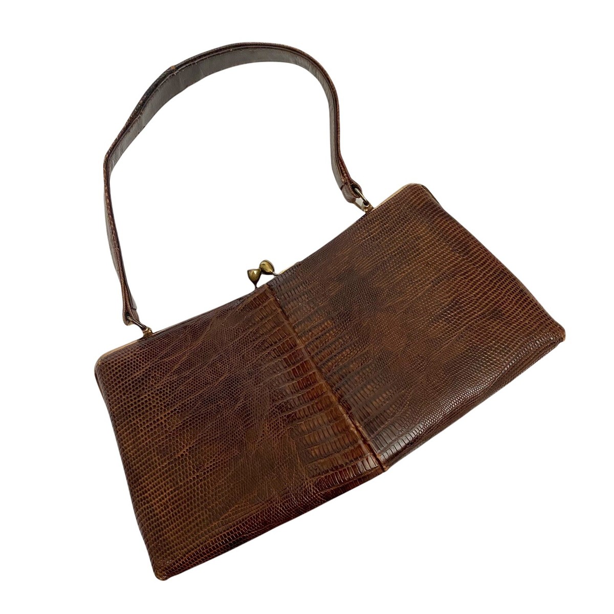 Vintage Deitsch Saks Fifth Avenue Alligator Purse Handbag Purse