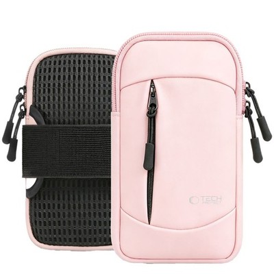 Armbinde Tech Protect Tasche Schutztasche Etui Case Cover Hülle Rosa