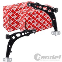 2X febi Querlenker Satz Unten Vorne Passend FÜR Fiat Barchetta Punto Lancia Y