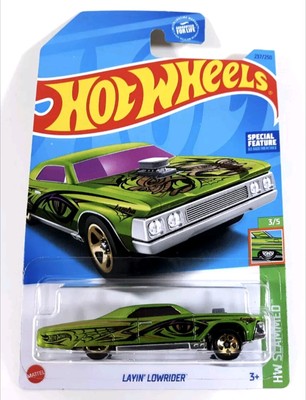 2023 HOT WHEELS 237/250 LAYIN LOWRIDER 3/5 HW: SLAMMED {GREEN}