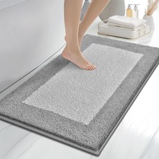 Non-Slip Extra Soft Bath Rugs 24" x 36" - Absorbent, Machine Washable, Quick Dry