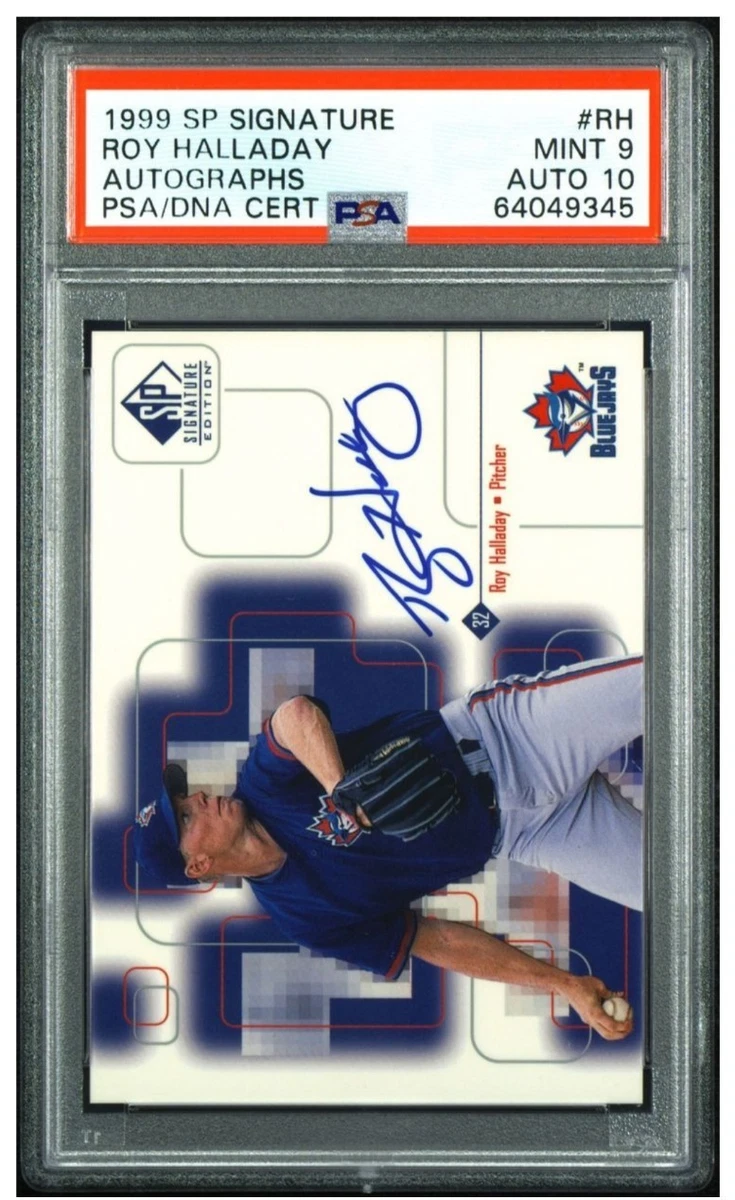 Roy Halladay 亲笔签名棒球体育交易卡和配件| eBay