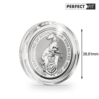 Lighthouse Queen's Beasts 2oz Ultra Perfect Fit Coin Capsules Pack of 10