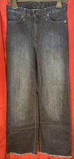 Kimes Ranch Olivia Denim Women's Jeans Size 6/34 Dark Wash Wide Leg High Rise