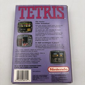Tetris NES (Nintendo Entertainment System, 1989) MINT CIB Complete W/Inserts