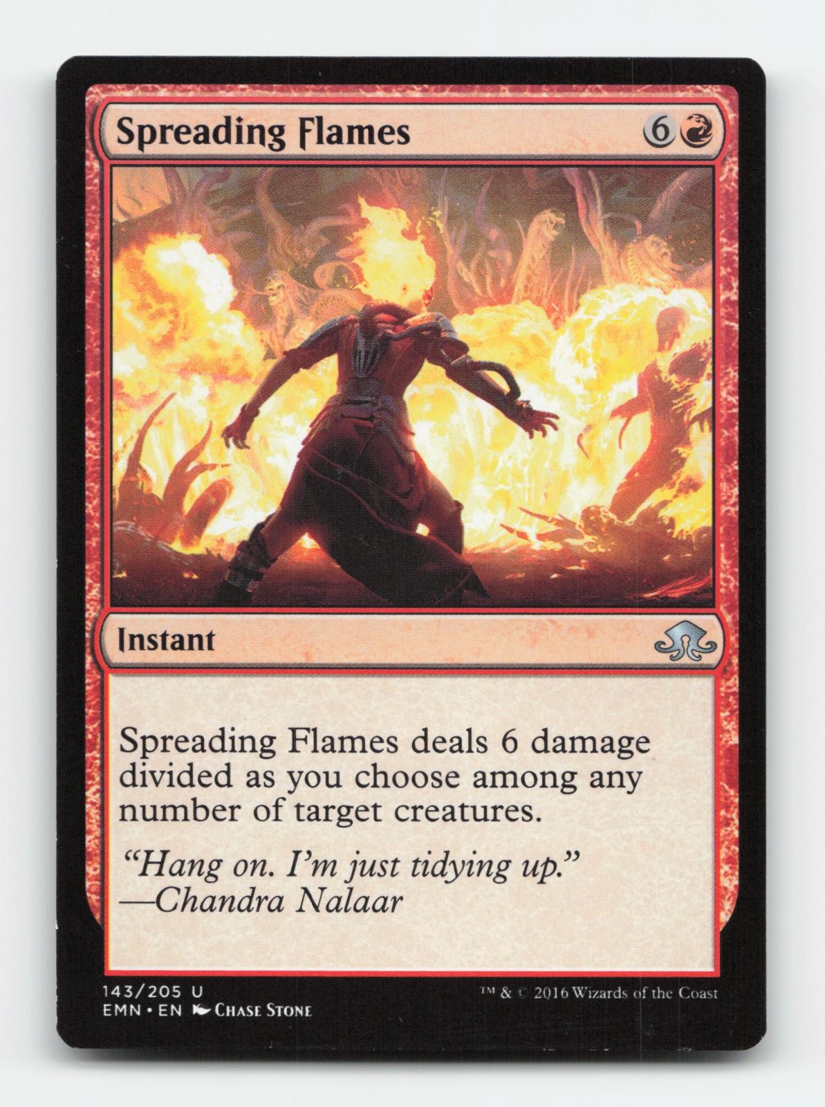 Spreading Flames 143 Uncommon Eldritch Moon Magic: The Gathering Near Mint