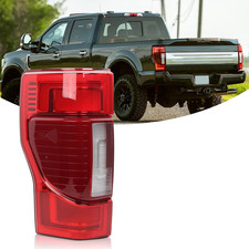 LH LED Tail Light W/Blind Spot Assembly Compatible with 2020-2022 Ford F250 F350