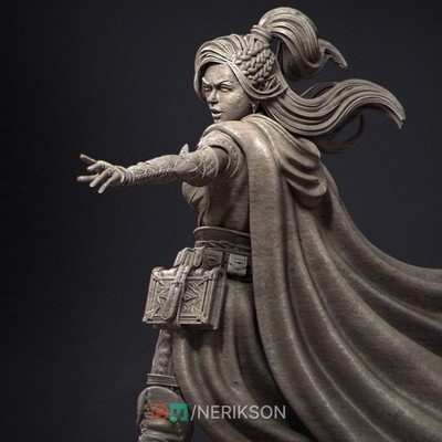 Elf Mage by Nerikson | Diorama | D&D | DnD | Print on Demand