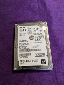 HGST 1TB Laptop Festplatte 1TB 7200 RPM SATA HDD, bitte Details lesen