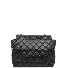 Chanel 2.55 Tote Bag Black Calfskin jt1231n9 