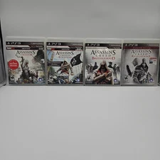 Assassin's Creed LOT 4 PS3 Games Assassin's Creed 3 4 Brotherhood revelations