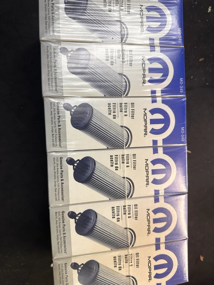 Mopar Chrysler Dodge RAM 3,2 л 3,6 л V6 MO-349 масляный фильтр картридж комплект 6 шт новый - Изображение 2 из 4