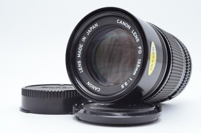 NEAR MINT Canon New FD 135mm F3.5 NFD Manual Focus Prime Lens FD Mount Japan