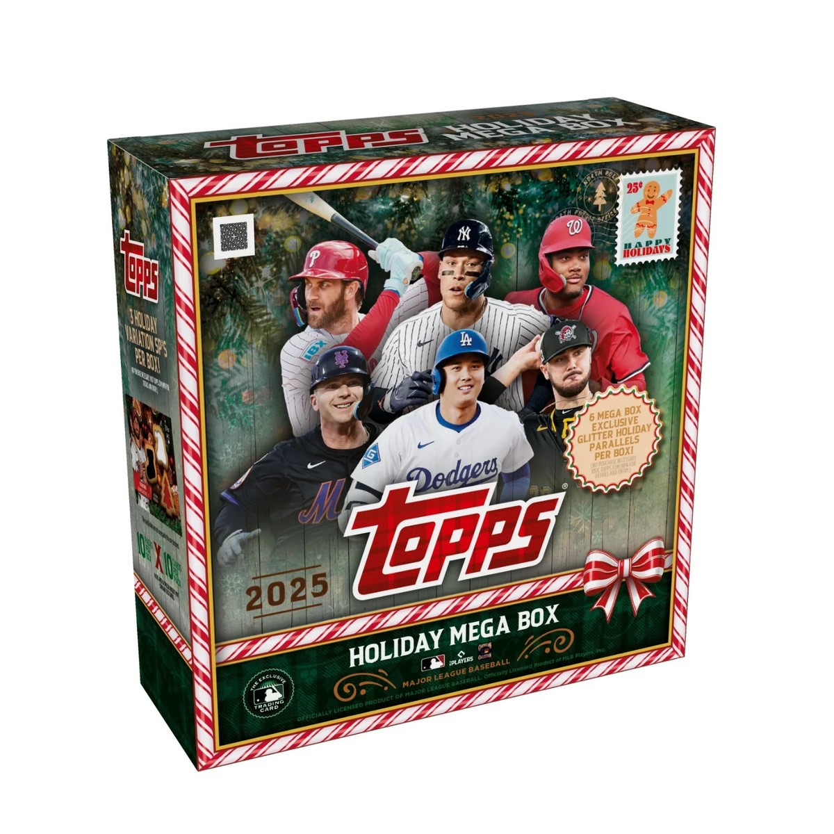 Topps 2025 Holiday Mega メジャーリーグ カード 1箱 2025 TOPPS HOLIDAY MEGA BOX (100 Cards) MLB Baseball Brand New