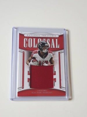 Panini National Treasures 2019 Calvin Ridley Atlanta Falcons Patch NFL /99