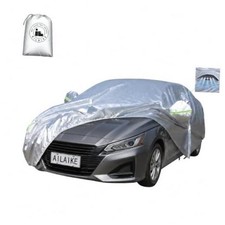 10 Layers Waterproof Sedan Car Cover Fit for Sedan Length 186-192 inch Silver