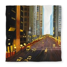 York City 9Th Street Queen Size Duvet Cover for Living Room C1DCQSW0NFYN0X