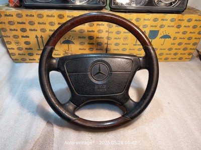 AMG Mercedes Steering Wheel W140 S600 Wood And Leather W124 W210