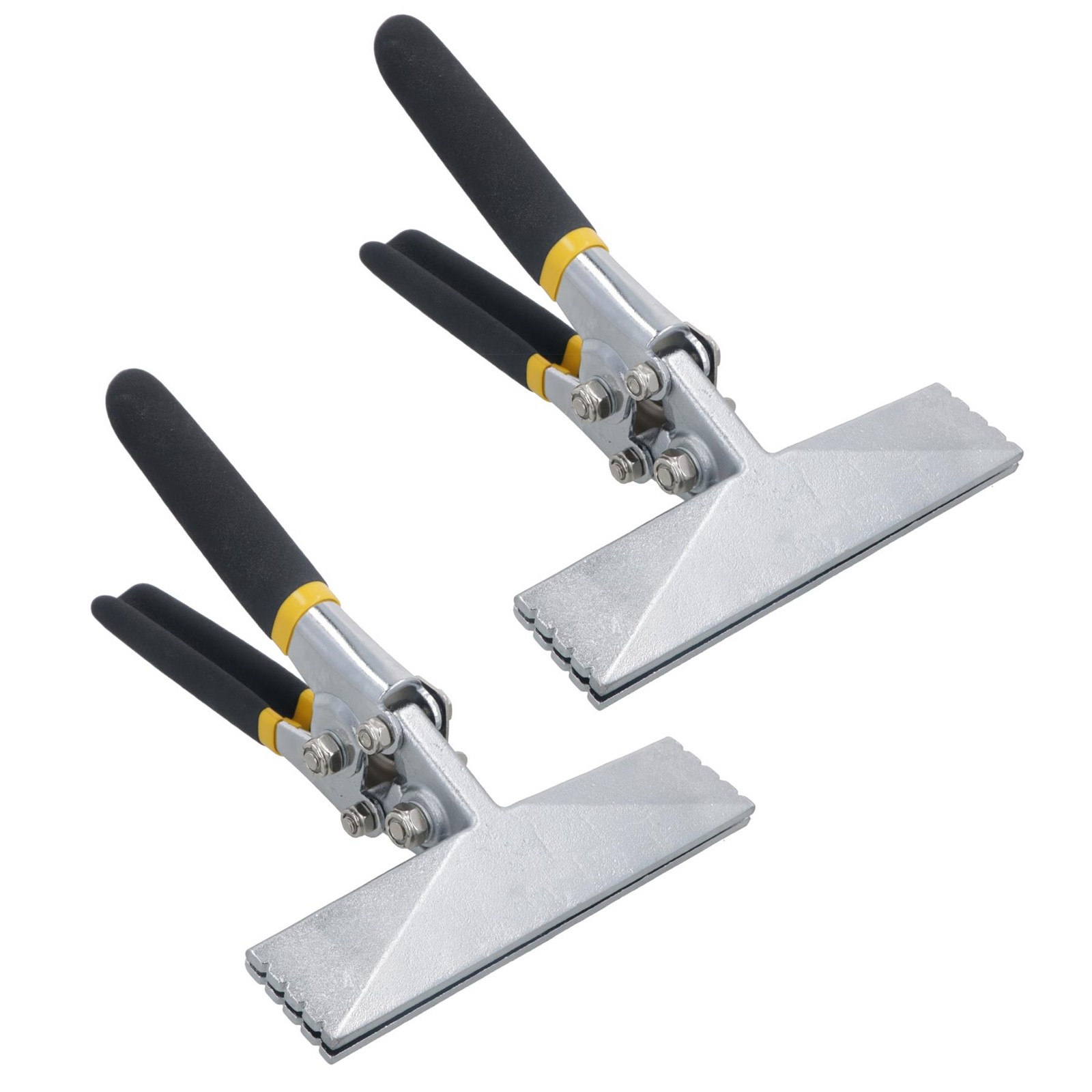 Hand Held Sheet Metal Seamer Seaming Former Bending Bender Pliers 6 Inch Jaw 2pc