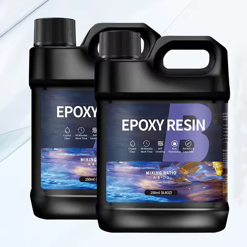 Colle résine époxy AB 250g transparente pour moulage et petits travaux
