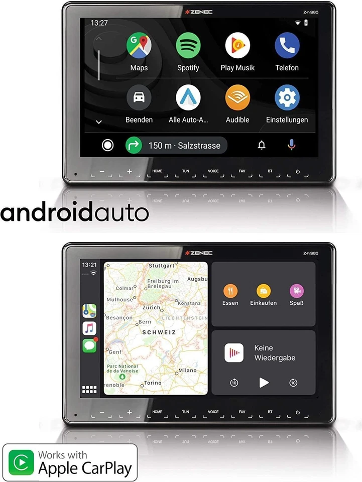 ZENEC Z-N965 1-Din Autoradio, Sistema Multimediale, DAB+, Bluetooth, USB,... - Immagine 4 di 4